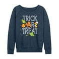 thumbnail image 1 of Mickey & Friends - Trick Or Treat - Women's Lightweight French Terry Long Sleeve Shirt, 1 of 5