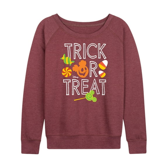 Mickey & Friends - Trick Or Treat - Women's Lightweight French Terry Long Sleeve Shirt