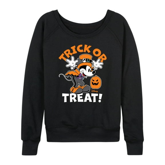 Mickey & Friends - Trick Or Treat - Women's Lightweight French Terry Long Sleeve Shirt