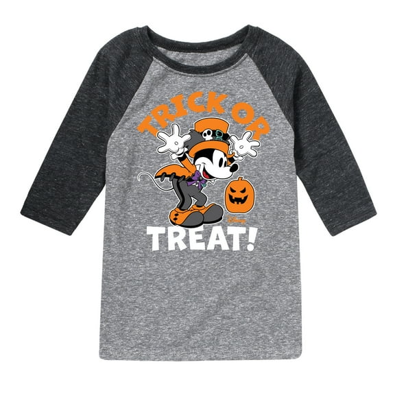 Mickey & Friends - Trick or Treat - Toddler And Youth Raglan Graphic T-Shirt