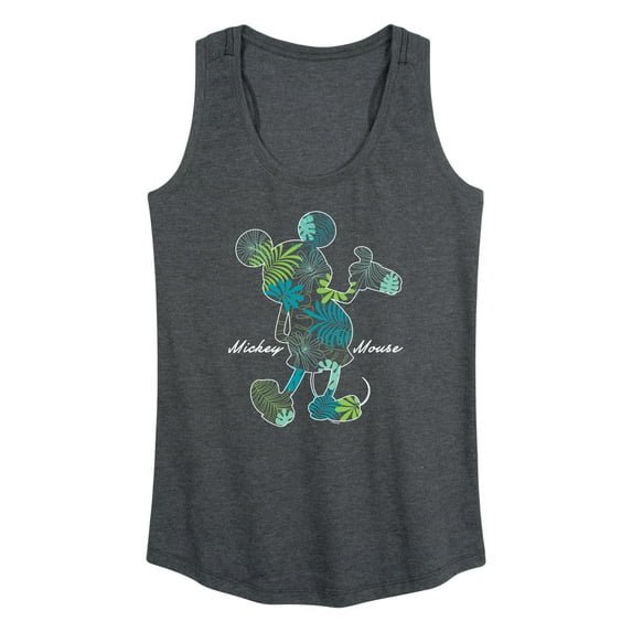 Mickey & Friends - Tropical Fill Mickey - Women's Racerback Tank Top