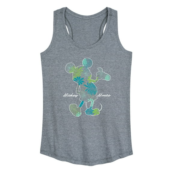 Mickey & Friends - Tropical Fill Mickey - Women's Racerback Tank Top