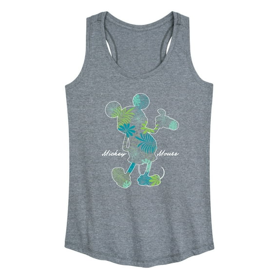 Mickey & Friends - Tropical Fill Mickey - Women's Racerback Tank Top