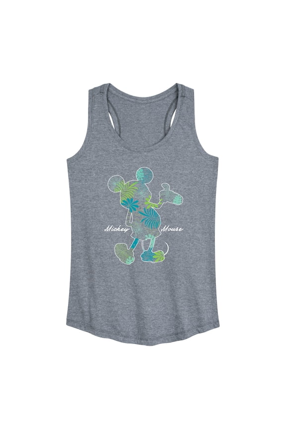Mickey & Friends - Tropical Fill Mickey - Women's Racerback Tank Top