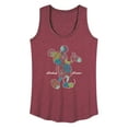 thumbnail image 1 of Mickey & Friends - Tropical Fill Mickey - Women's Racerback Tank Top, 1 of 5