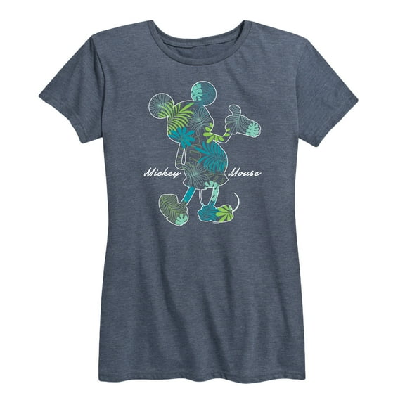 Mickey & Friends - Tropical Fill Mickey - Women's Short Sleeve Graphic T-Shirt