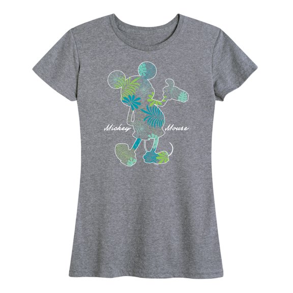 Mickey & Friends - Tropical Fill Mickey - Women's Short Sleeve Graphic T-Shirt