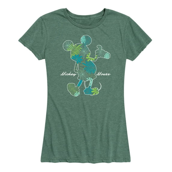 Mickey & Friends - Tropical Fill Mickey - Women's Short Sleeve Graphic T-Shirt