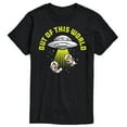 thumbnail image 1 of Mickey & Friends - UFO Out Of This World - Men's Short Sleeve Graphic T-Shirt, 1 of 5