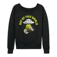 thumbnail image 1 of Mickey & Friends - UFO Out Of This World - Women's Lightweight French Terry Long Sleeve Shirt, 1 of 5