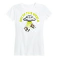 thumbnail image 1 of Mickey & Friends - UFO Out Of This World - Women's Short Sleeve Graphic T-Shirt, 1 of 5