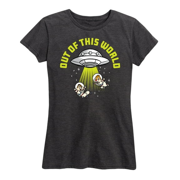 Mickey & Friends - UFO Out Of This World - Women's Short Sleeve Graphic T-Shirt