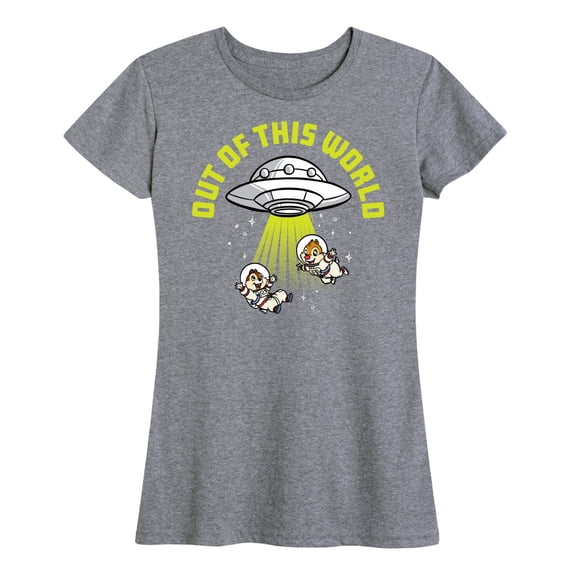 Mickey & Friends - UFO Out Of This World - Women's Short Sleeve Graphic T-Shirt