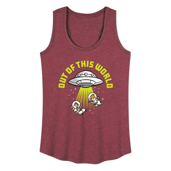 Mickey & Friends - Ufo Out Of This World - Women's Racerback Tank Top