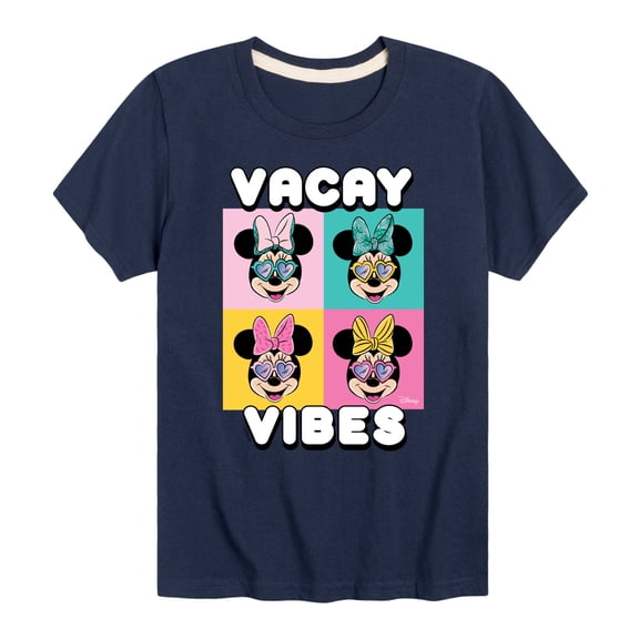 Mickey & Friends - Vacay Vibes - Toddler And Youth Short Sleeve Graphic T-Shirt