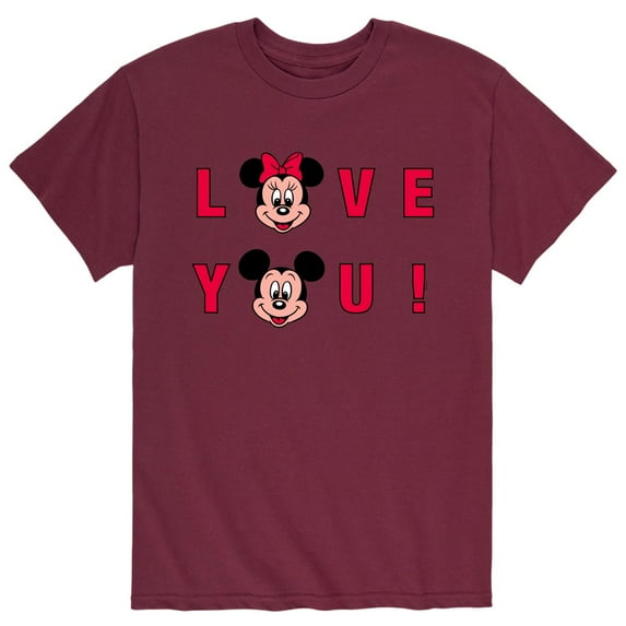 Mickey & Friends - Valentine's Day - Men's Short Sleeve Graphic T-Shirt
