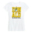 thumbnail image 1 of Mickey & Friends - Vintage Donald Duck Art - Women's Short Sleeve Graphic T-Shirt, 1 of 5