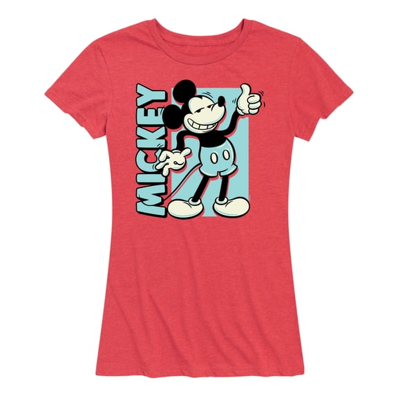 Mickey & Friends - Vintage Mickey - Women's Short Sleeve Graphic T-Shirt