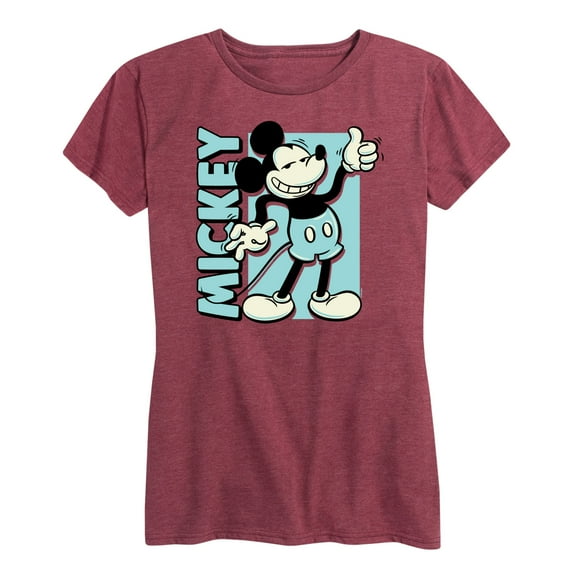 Mickey & Friends - Vintage Mickey - Women's Short Sleeve Graphic T-Shirt