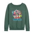 thumbnail image 1 of Mickey & Friends - Welcome Friends - Women's Lightweight French Terry Long Sleeve Shirt, 1 of 5