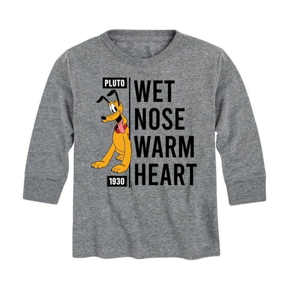 Mickey & Friends - Wet Nose Warm Heart - Toddler And Youth Long Sleeve Graphic T-Shirt
