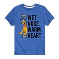 thumbnail image 1 of Mickey & Friends - Wet Nose Warm Heart - Toddler And Youth Short Sleeve Graphic T-Shirt, 1 of 5
