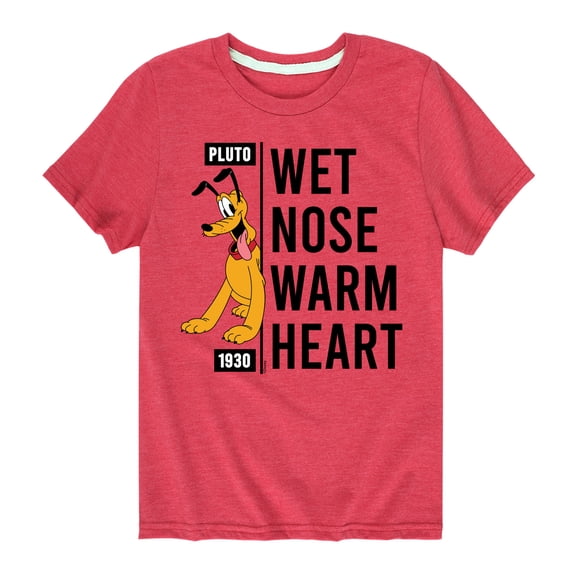 Mickey & Friends - Wet Nose Warm Heart - Toddler And Youth Short Sleeve Graphic T-Shirt