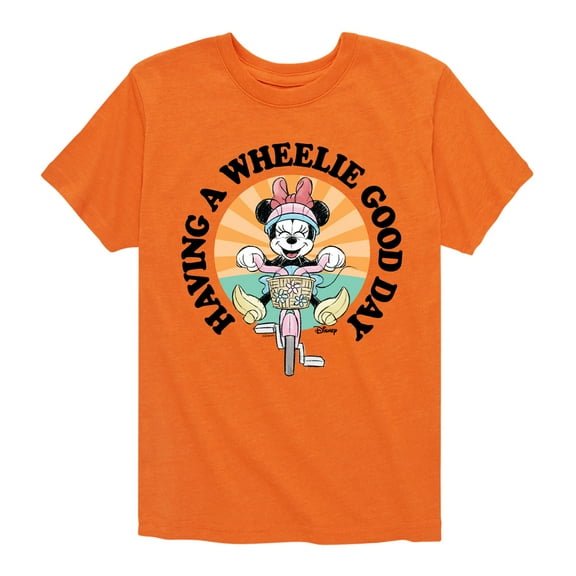 Mickey & Friends - Wheelie Good Day - Toddler And Youth Short Sleeve Graphic T-Shirt