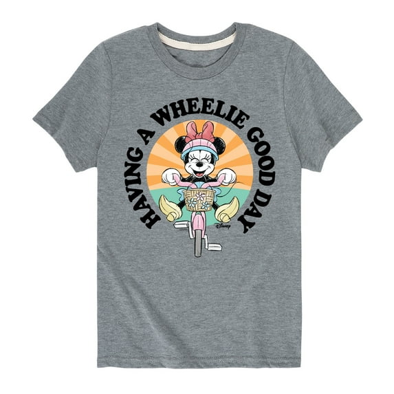 Mickey & Friends - Wheelie Good Day - Toddler And Youth Short Sleeve Graphic T-Shirt
