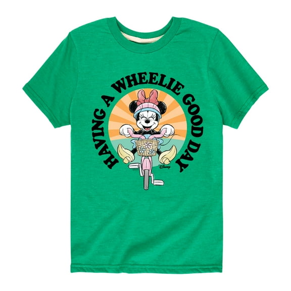 Mickey & Friends - Wheelie Good Day - Toddler And Youth Short Sleeve Graphic T-Shirt