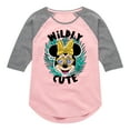 thumbnail image 1 of Mickey & Friends - Wildly Cute - Toddler And Youth Girls Raglan Graphic T-Shirt, 1 of 5