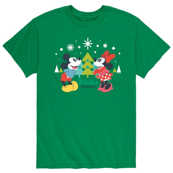 Mickey & Friends - Winter Wishes - Men's Short Sleeve Graphic T-Shirt