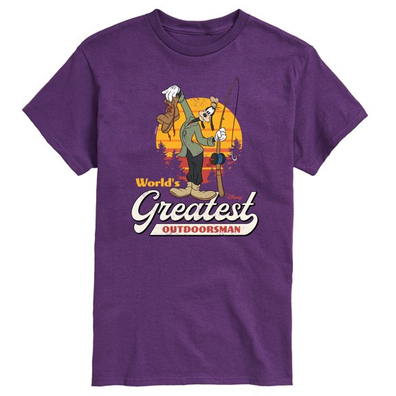 Mickey & Friends - World's Greatest Outdoorsman - Men's Short Sleeve Graphic T-Shirt
