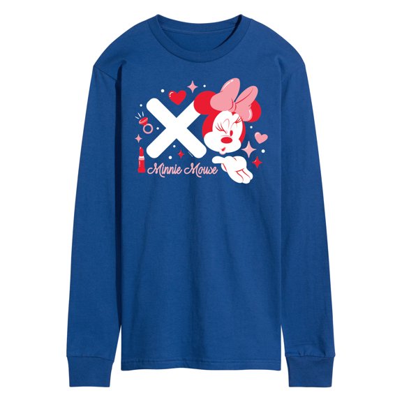 Mickey & Friends - XO Minnie Mouse - Men's Long Sleeve T-Shirt