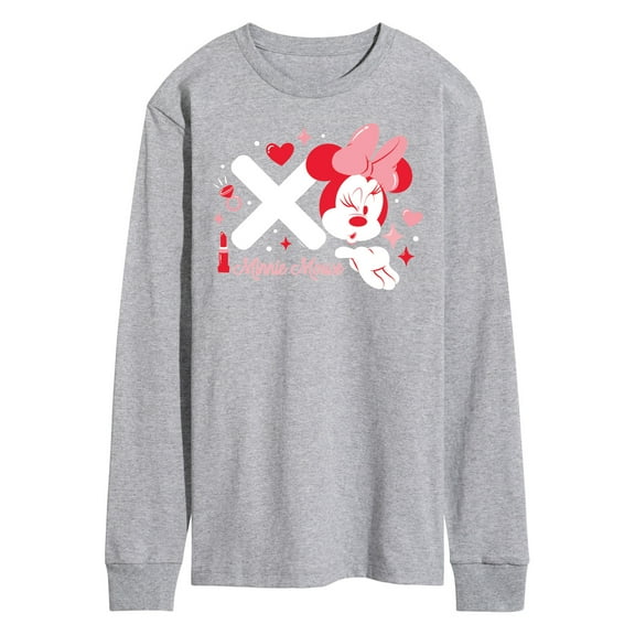 Mickey & Friends - XO Minnie Mouse - Men's Long Sleeve T-Shirt