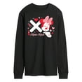 thumbnail image 1 of Mickey & Friends - XO Minnie Mouse - Men's Long Sleeve T-Shirt, 1 of 5