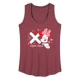 thumbnail image 1 of Mickey & Friends - Xo Minnie Mouse - Women's Racerback Tank Top, 1 of 5