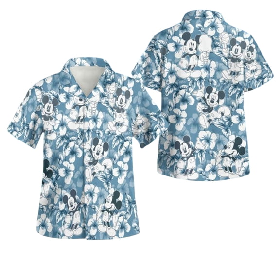 Mickey Golf Dad Hawaiian Shirt, Funny Disney Cartoon Vacation Shirt for Father Gift