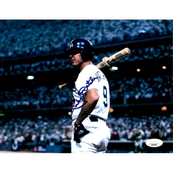 Mickey Hatcher Signed Autograph 8X10 Photo Dodgers 1988 Word Series JSA AI69399