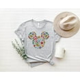 thumbnail image 1 of Mickey Head Flowers Sweatshirt, Vacation Shirt, Magical Disney Castle Shirt, Disneyworld Tee, Disney Shirt For Family, Tinkerbell Shirt, tee, 1 of 4