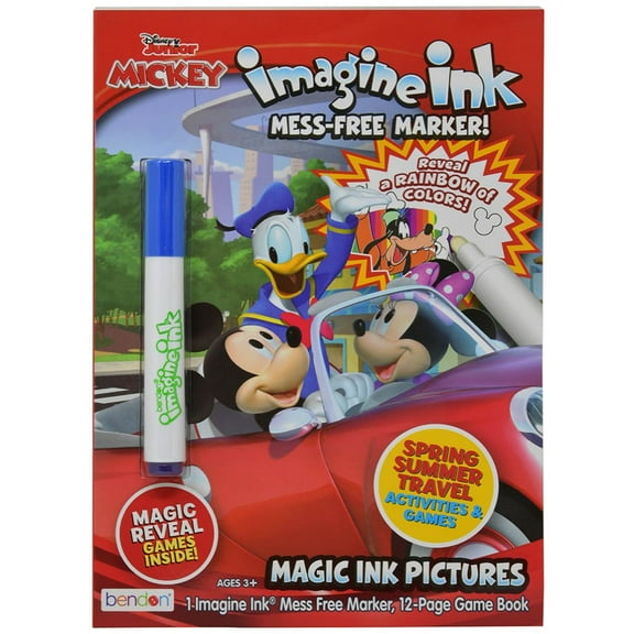 Mickey Imagine Ink Magic Ink Coloring Book (Value) 12 pgs