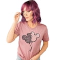 thumbnail image 1 of Mickey Leopard Balloons Shirt, Animal Kingdom Shirt, Safari Shirt Casual Short Sleeve Shirt (Large, Mauve), 1 of 7
