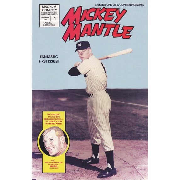 Mickey Mantle #1 VF ; Magnum Comic Book