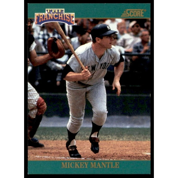 Mickey Mantle Card 1992 Score Franchise #2
