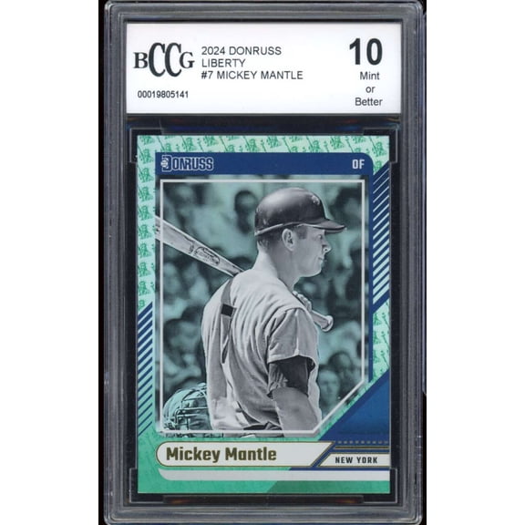 Mickey Mantle Card 2024 Donruss Liberty #7 BGS BCCG 10