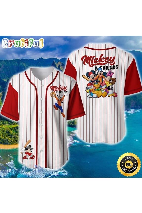 Mickey Minnie And Friends Disney Baseball Jersey - Hot Sale 2026