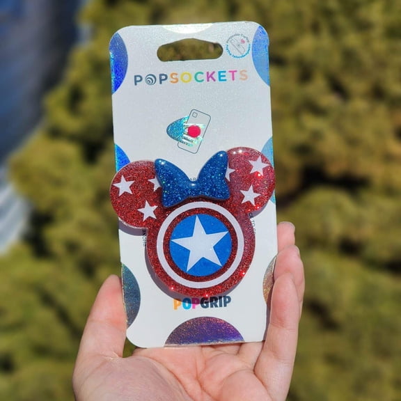 Mickey Minnie Captain America Inspired Phone Grip Stand