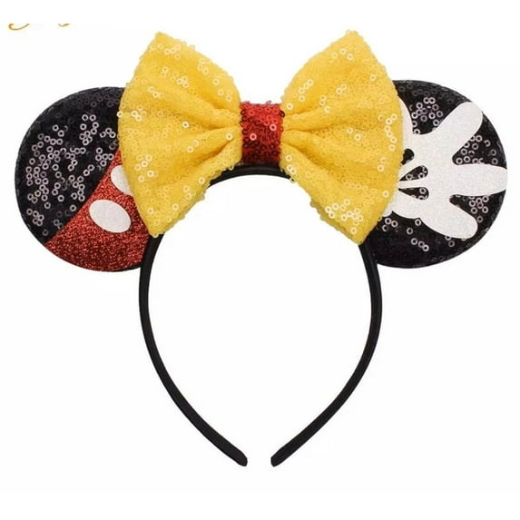 Mickey Minnie Ears Headband / Silver/Gold Black Mickey Ears/ DIY Minnie / Mickey Headbands
