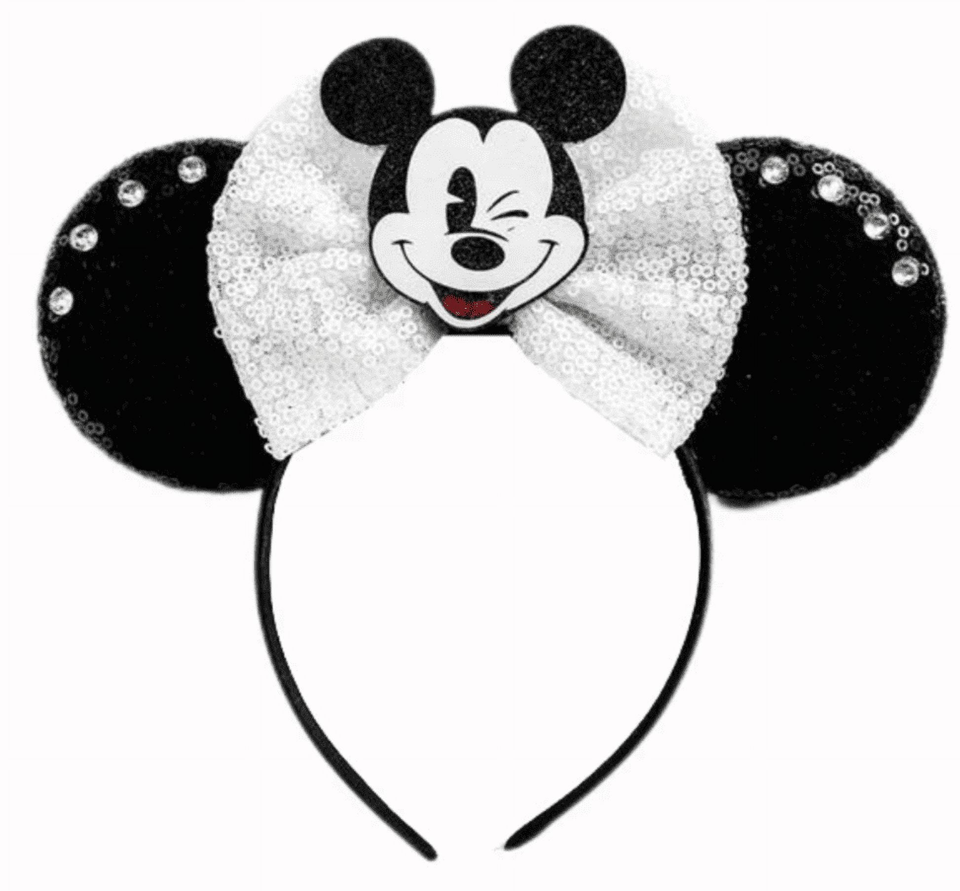 Mickey Minnie Ears Headband / Silver / Gold Black Mickey Ears/ DIY