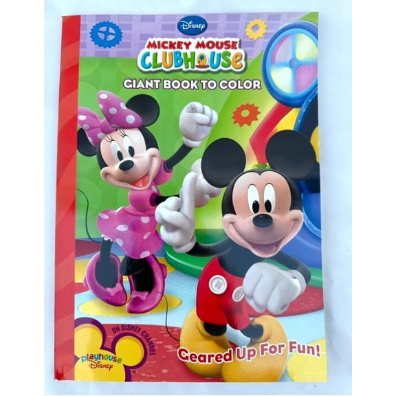 Mickey & Minnie Geared Up for Fun Color and Activity Book